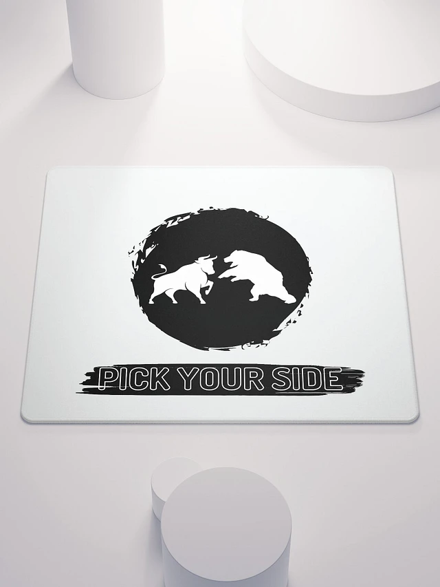 Bull Bear Pick Your Side Large Mousepad product image (1)