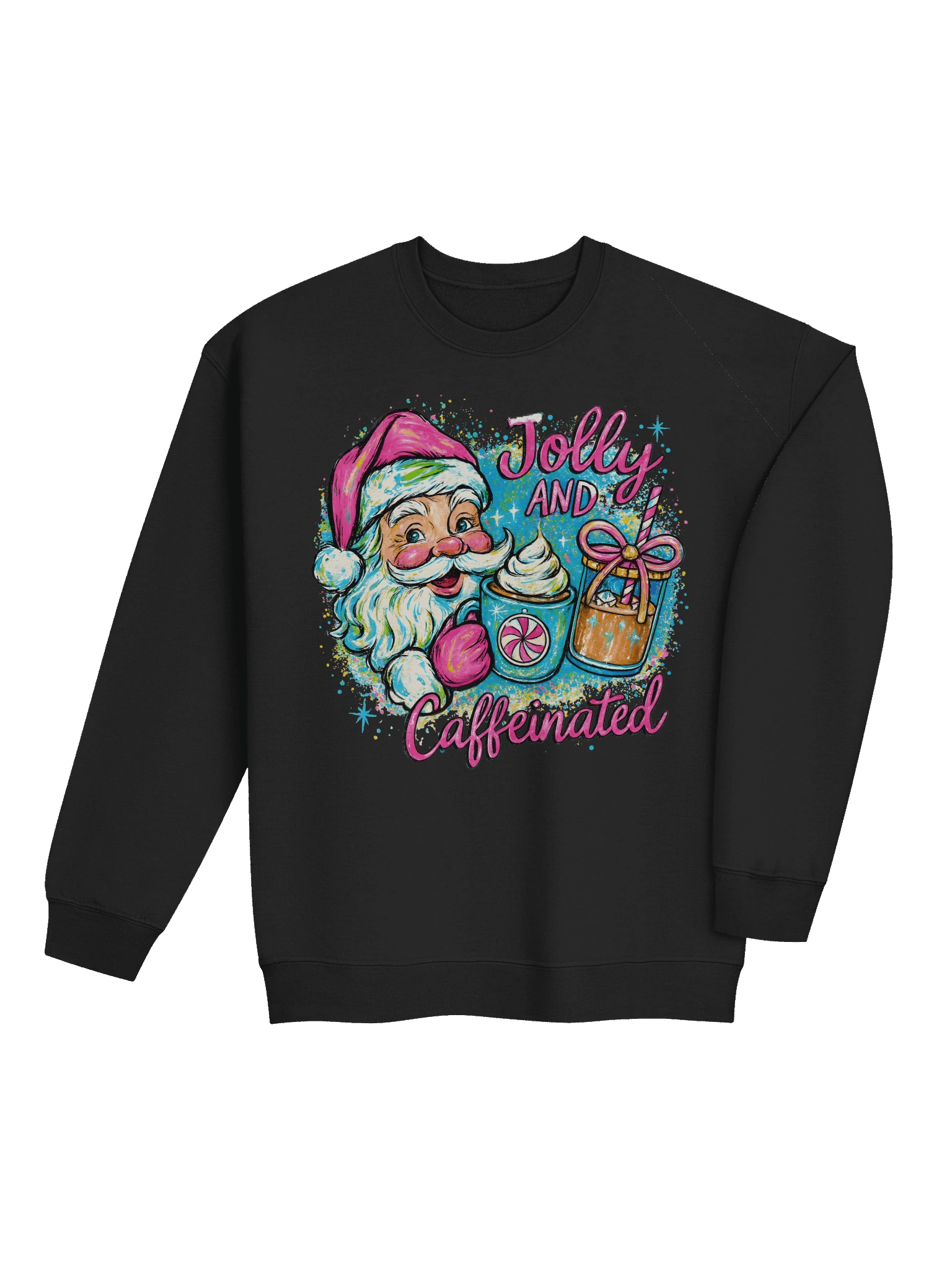 'Jolly and Caffeinated' Crewneck Sweatshirt product image (35)