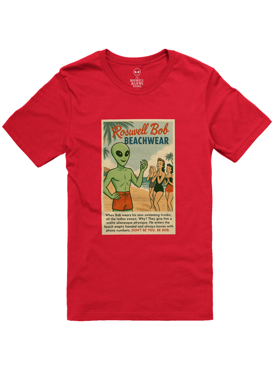 Roswell Aliens 1950's Beachwear Retro Poster Unisex T-Shirt product image (61)