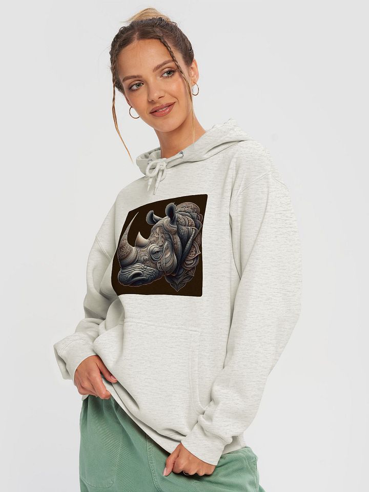 Ornate Rhino Illustration Premium Hoodie product image (1)