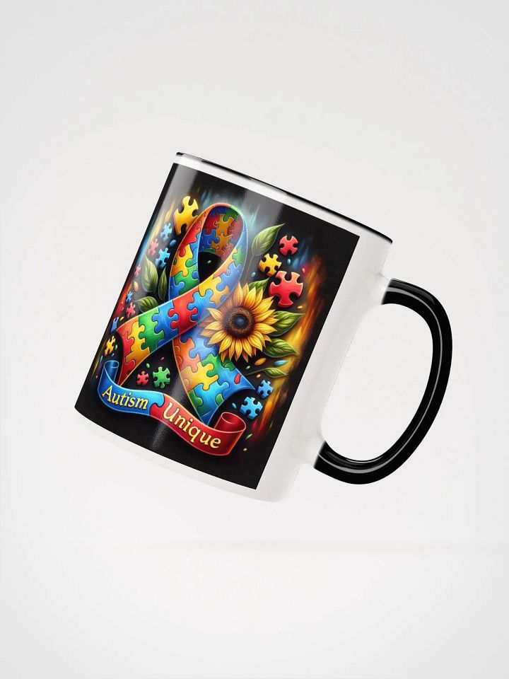 Autism Awareness Puzzle Ribbon Mug product image (4)