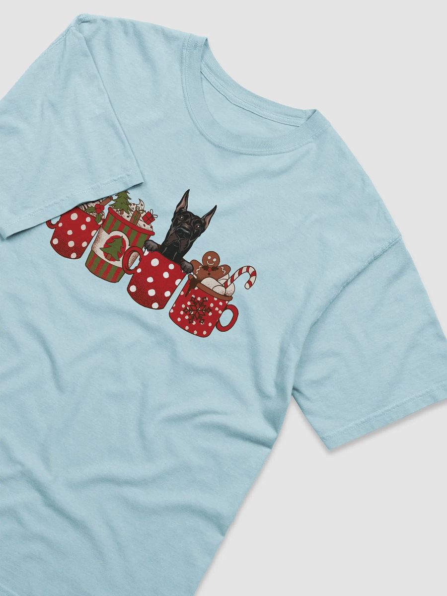 Cute Great Dane in a Christmas Cup T-Shirt | Funny Christmas Pup in a Cup product image (11)