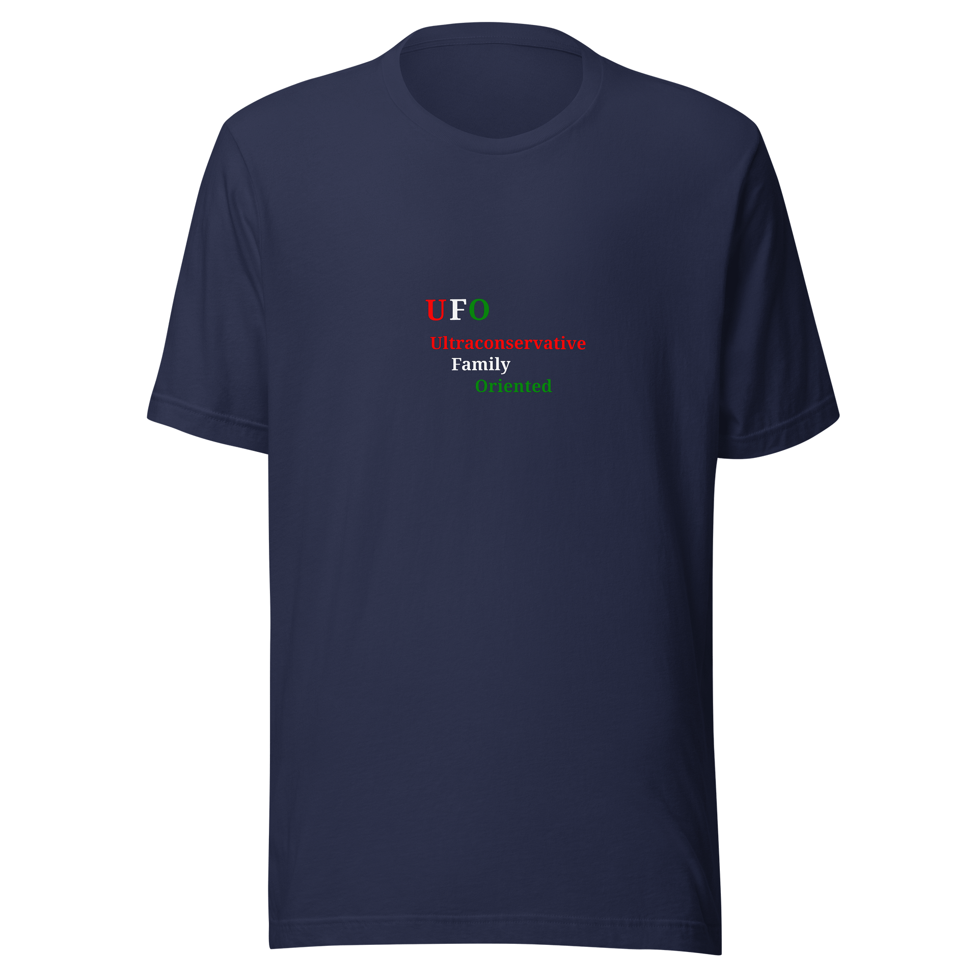 UFO Acronym Colorful Unisex T-Shirt product image (1)