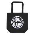Neon Lilac How Dare Tote product image (1)