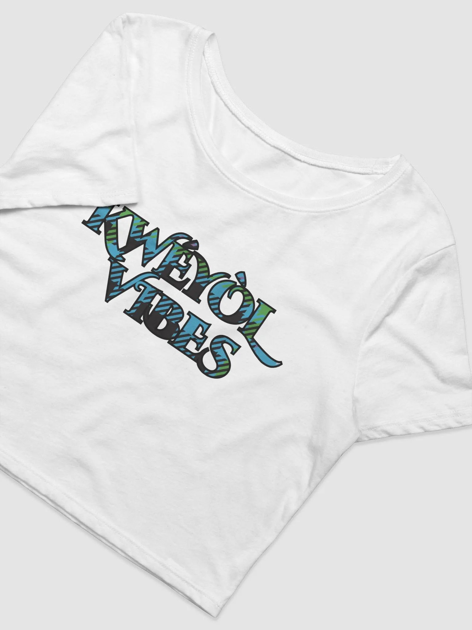 KWEYÒL VIBES Crop Tee product image (4)