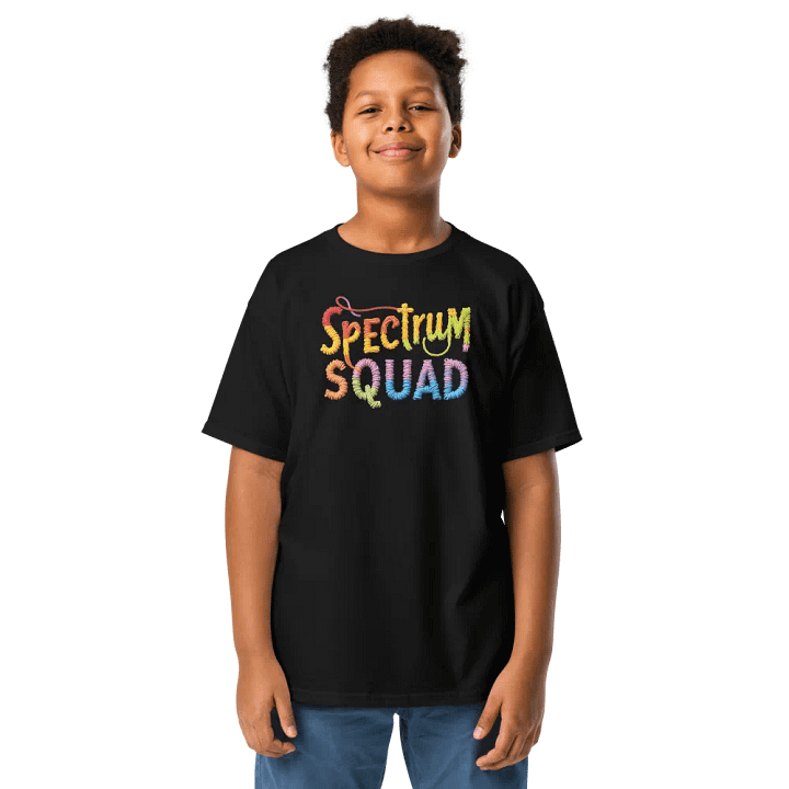 Spectrum Squad Youth Tee Family & Siblings | Autism Awareness Design product image (1)