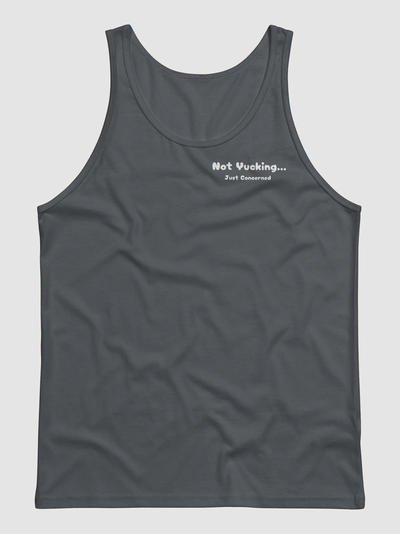 Just Concerned Tank- White Font product image (18)