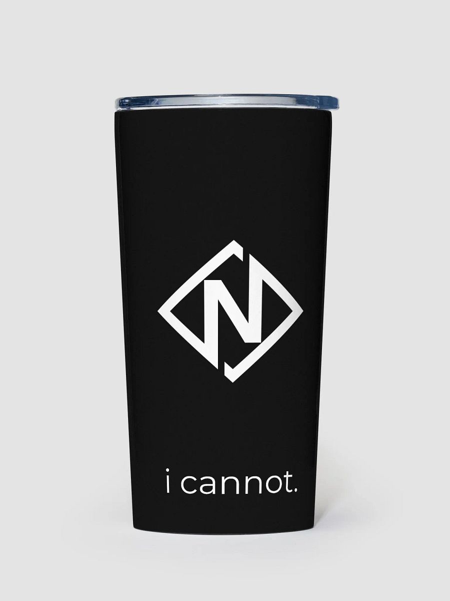 Nikez Tumbler - i cannot (blk) product image (1)