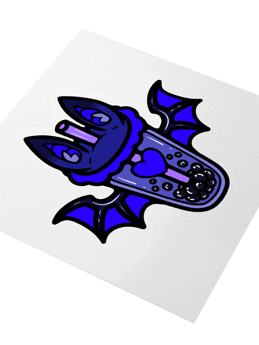 MatchaEXE Indigo Bobat Sticker product image (7)