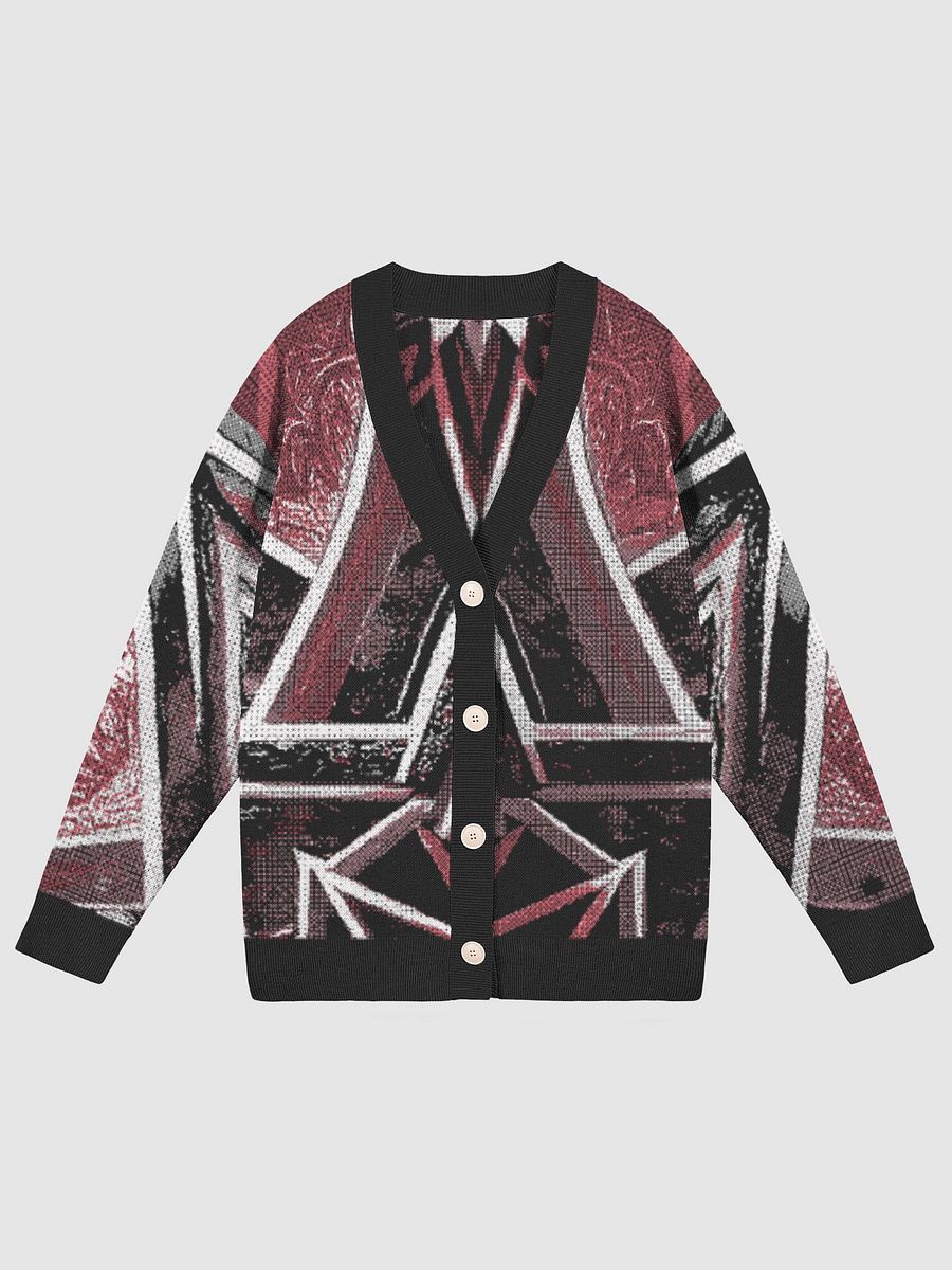 Geometric Fusion Knitted Cardigan product image (5)