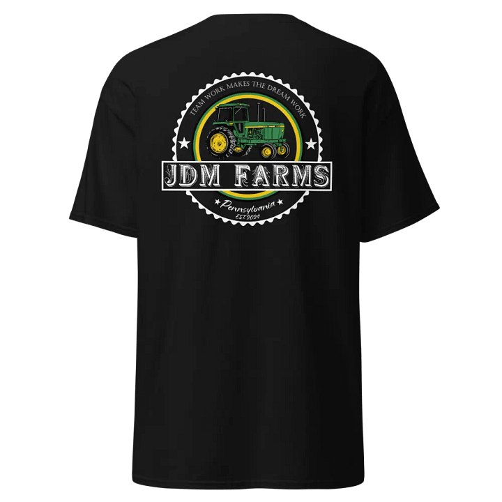 Green Tractor Circle Graphic Unisex T-Shirt product image (2)
