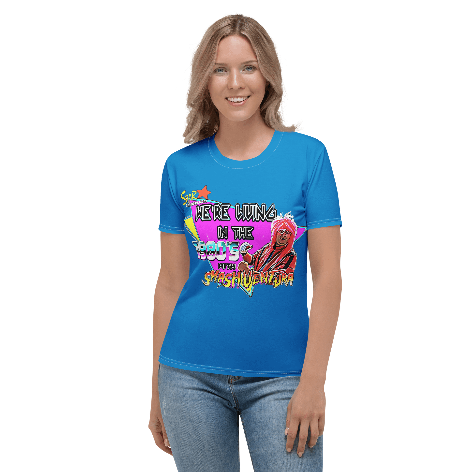 We're Living In The 1980s with Smash Ventura - All-Over Print Tee product image (2)