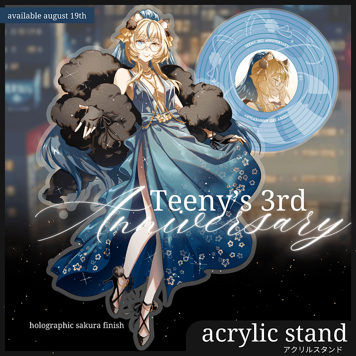 TEENY'S 3RD ANNIVERSARY - Acrylic Standee product image (1)