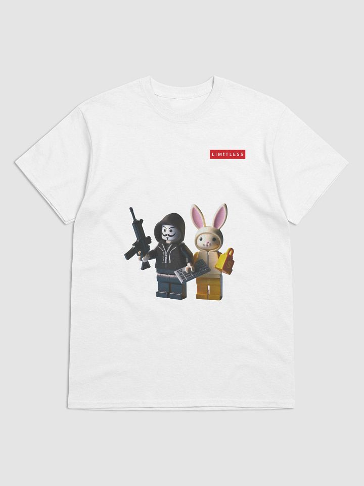 Geek T-Shirts: Kawaii Hacker Bunny & LEGO-Style Hacker with Gun product image (5)