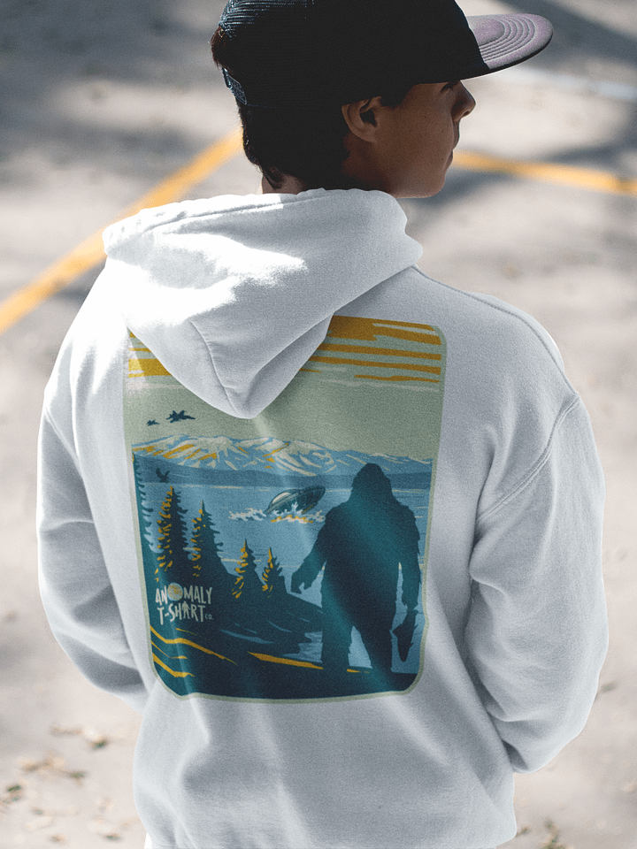 Pacific Northwest Bigfoot USO/UFO Hoodie product image (1)