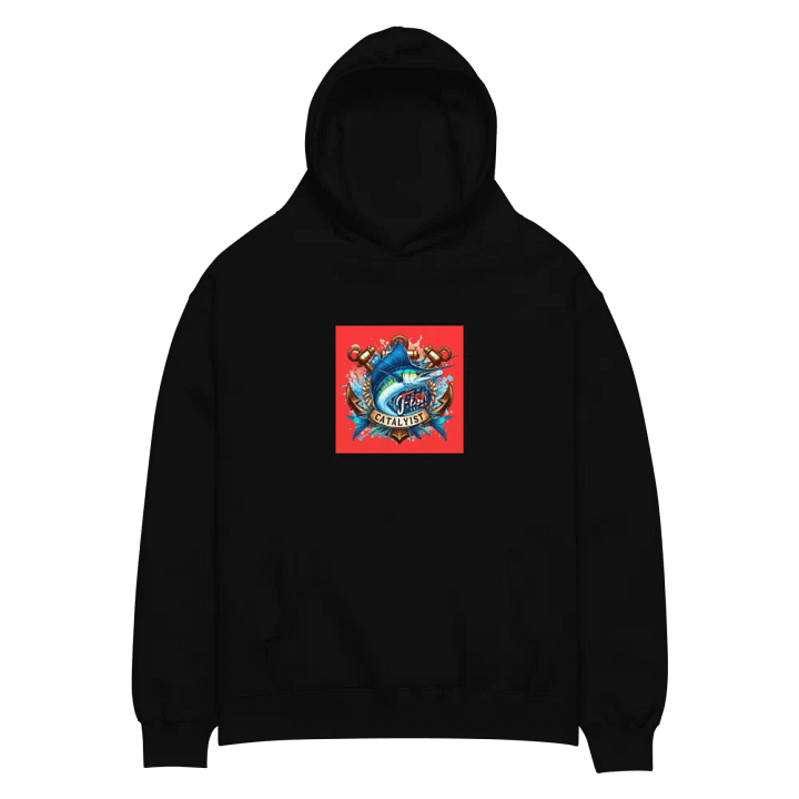 FishCatalyst Black Sweater (Front Design Only) product image (2)