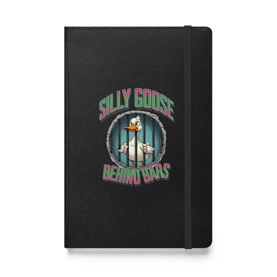 Silly Goose Behind Bars Hardcover Notebook product image (1)