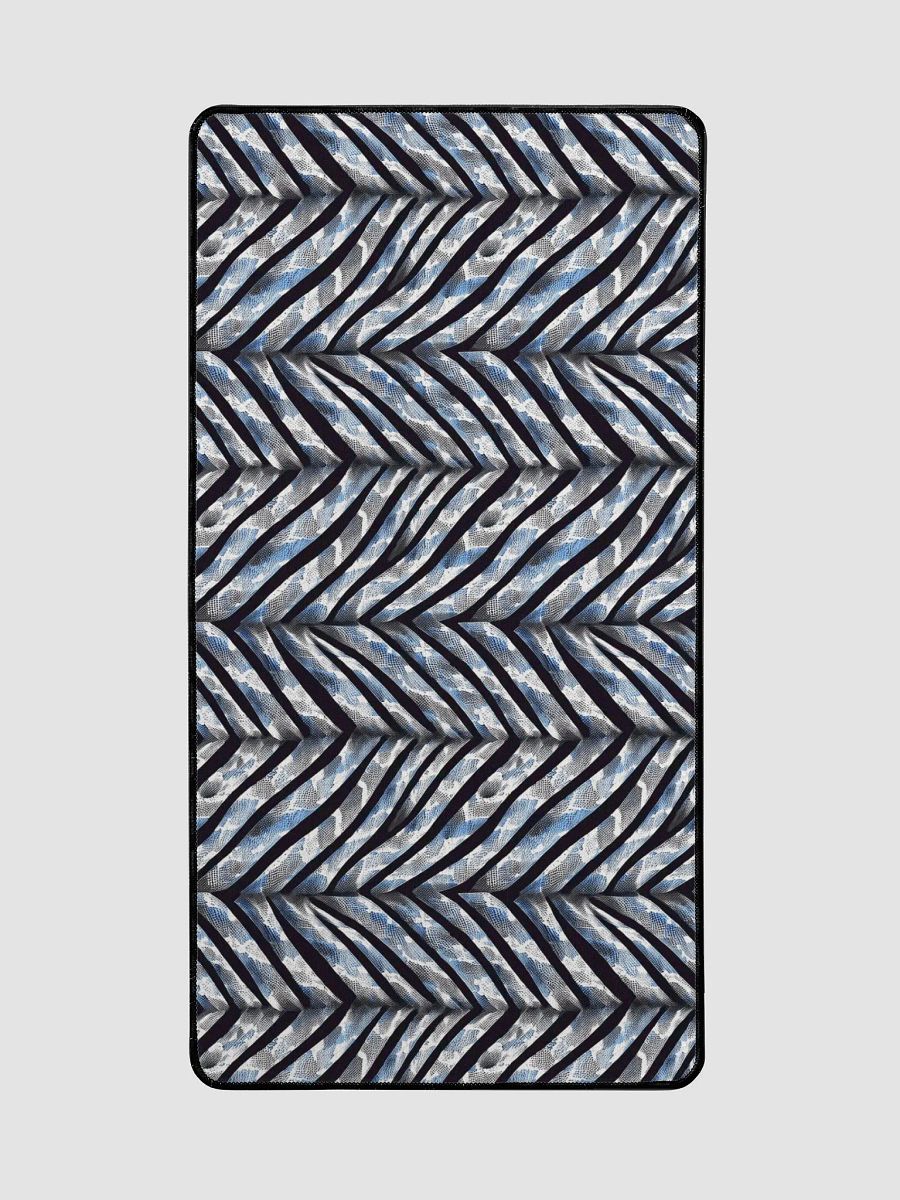 Blue Grey Snake Skin Desk Mat product image (2)