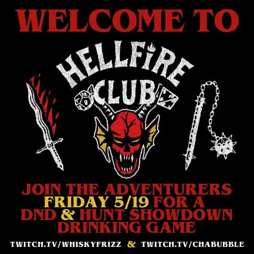 We’re shaking things up and it’s about to get dicey! We’re unleashing a DnD x Hunt Showdown drinking game. 10am PST❣️ Come ha...