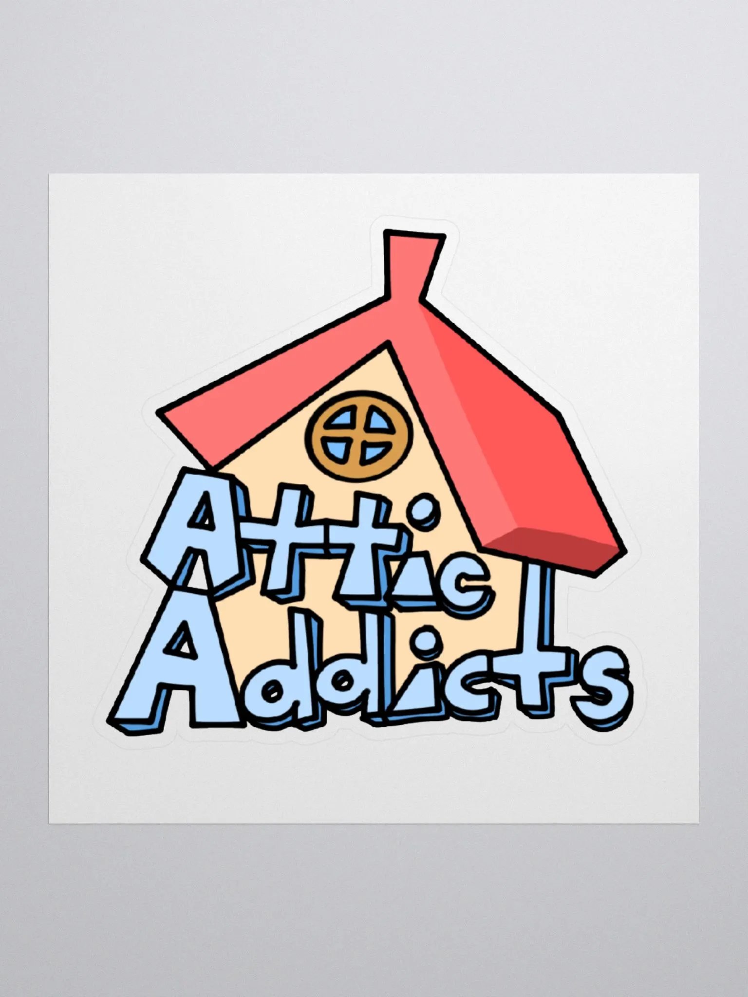 Attic Addicts Sticker product image (1)