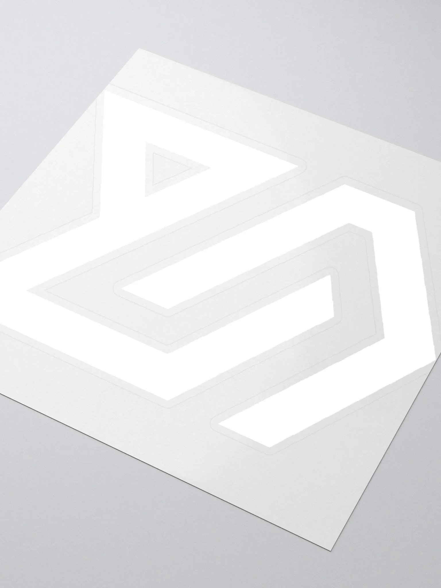 Brand Sticker (white) product image (3)