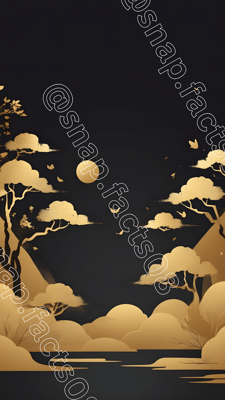 Golden Tranquility – Elegant Minimalist Landscape product image (1)