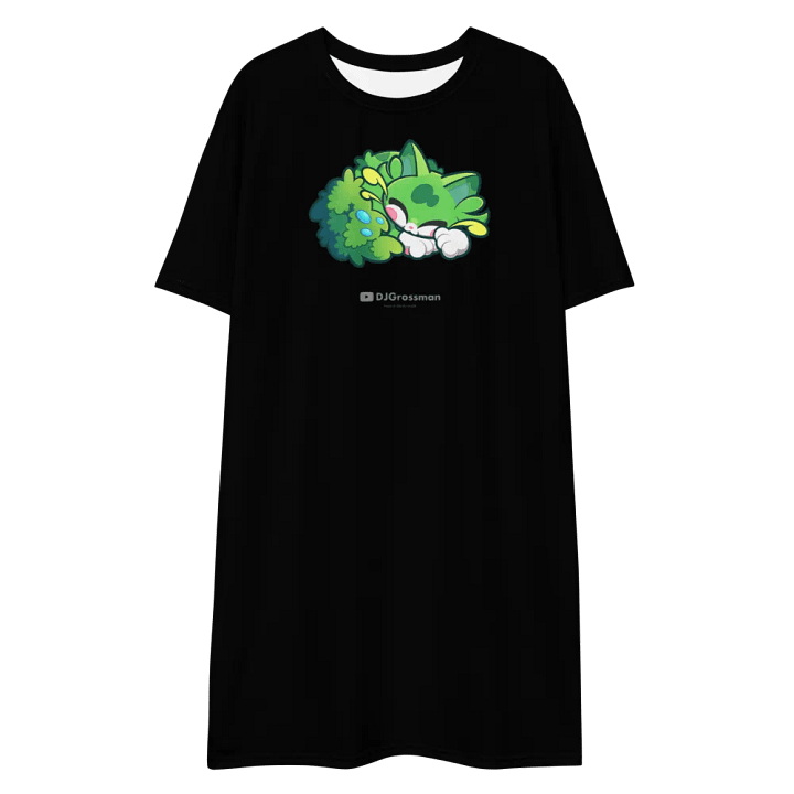 Sleeping Chloe • T-shirt Dress (Black) product image (1)