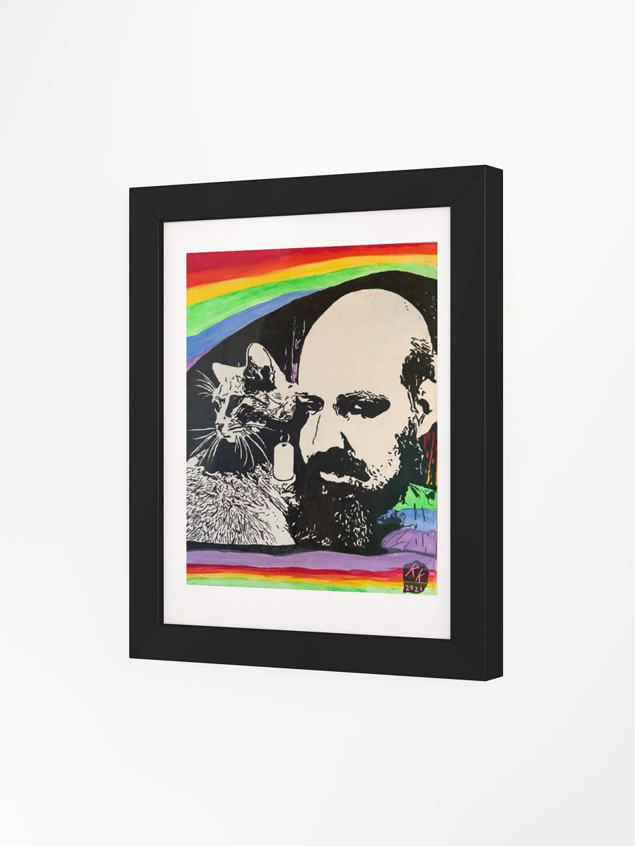 Framed Print of "My Cat and I" product image (3)