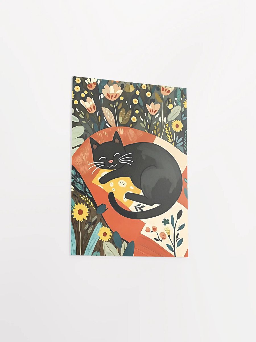 Modern Folk Art (No Frame) - Whiskers and Blooms Matte Poster product image (38)