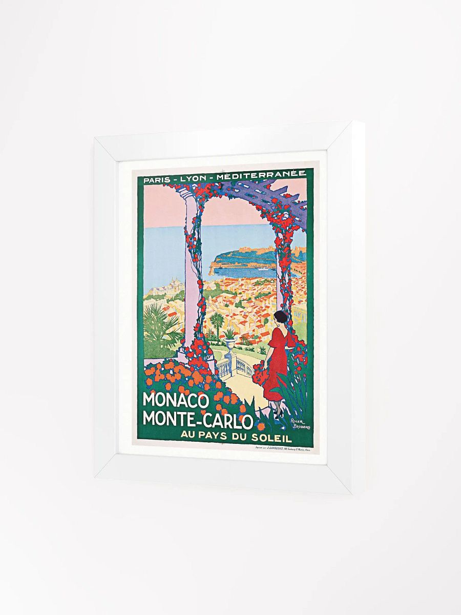 1922 Monaco Monte-Carlo Travel Poster by Roger Broders product image (51)
