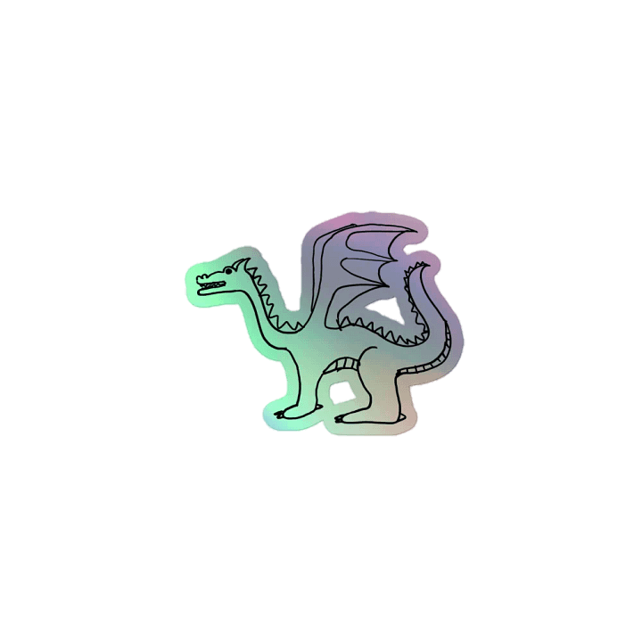 Cash'kal Shitty Holographic Sticker product image (1)