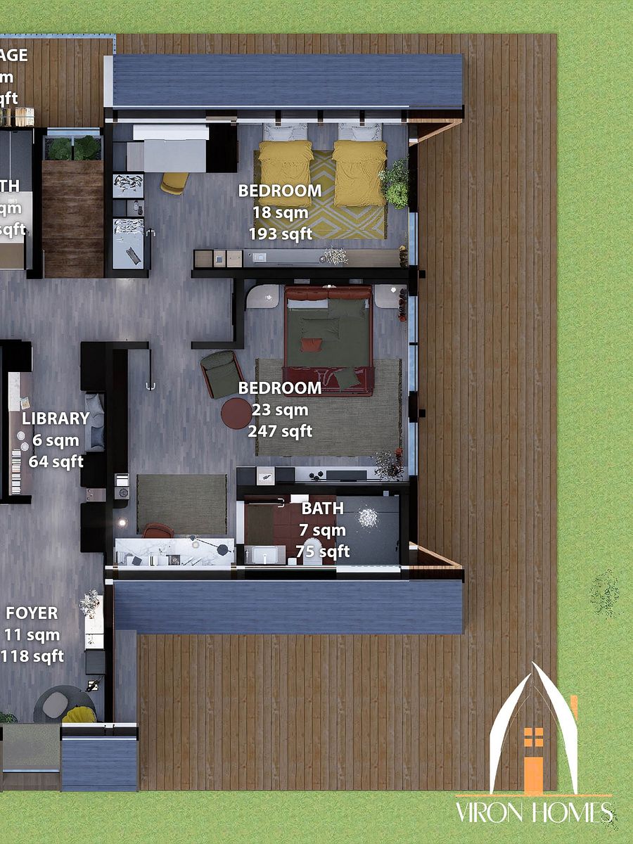 A Frame House 015 - Print & Build FULL DRAWINGS! product image (7)