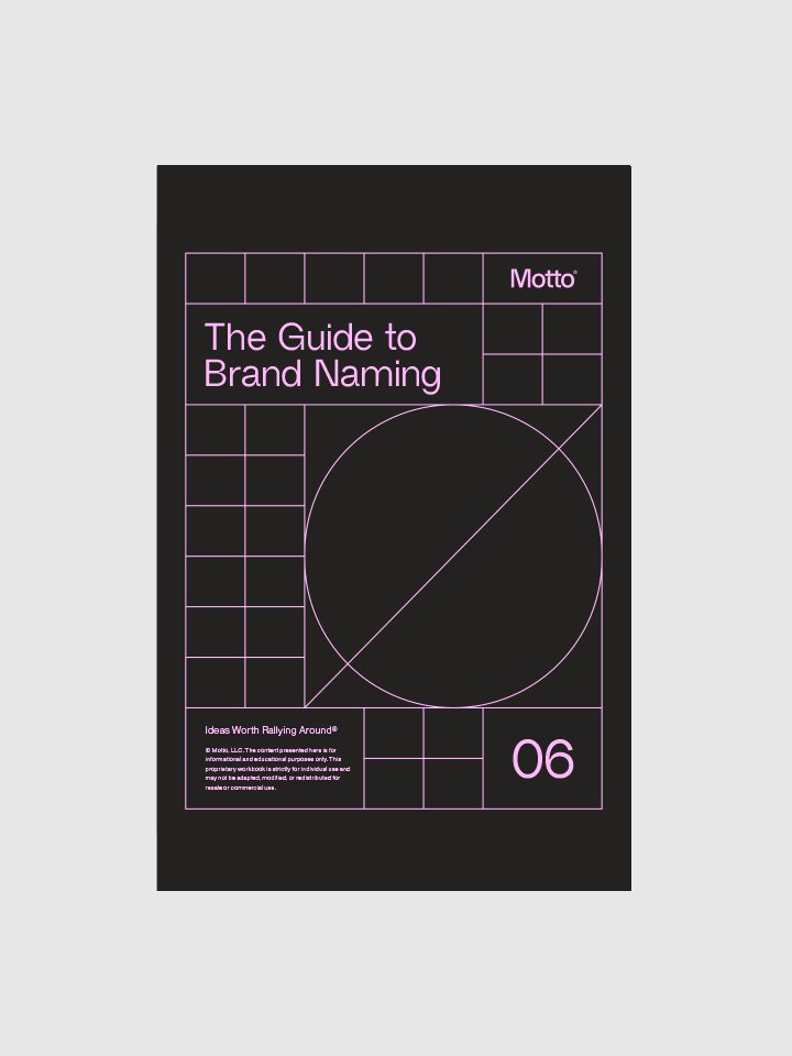 Motto® Naming Workbook product image (1)