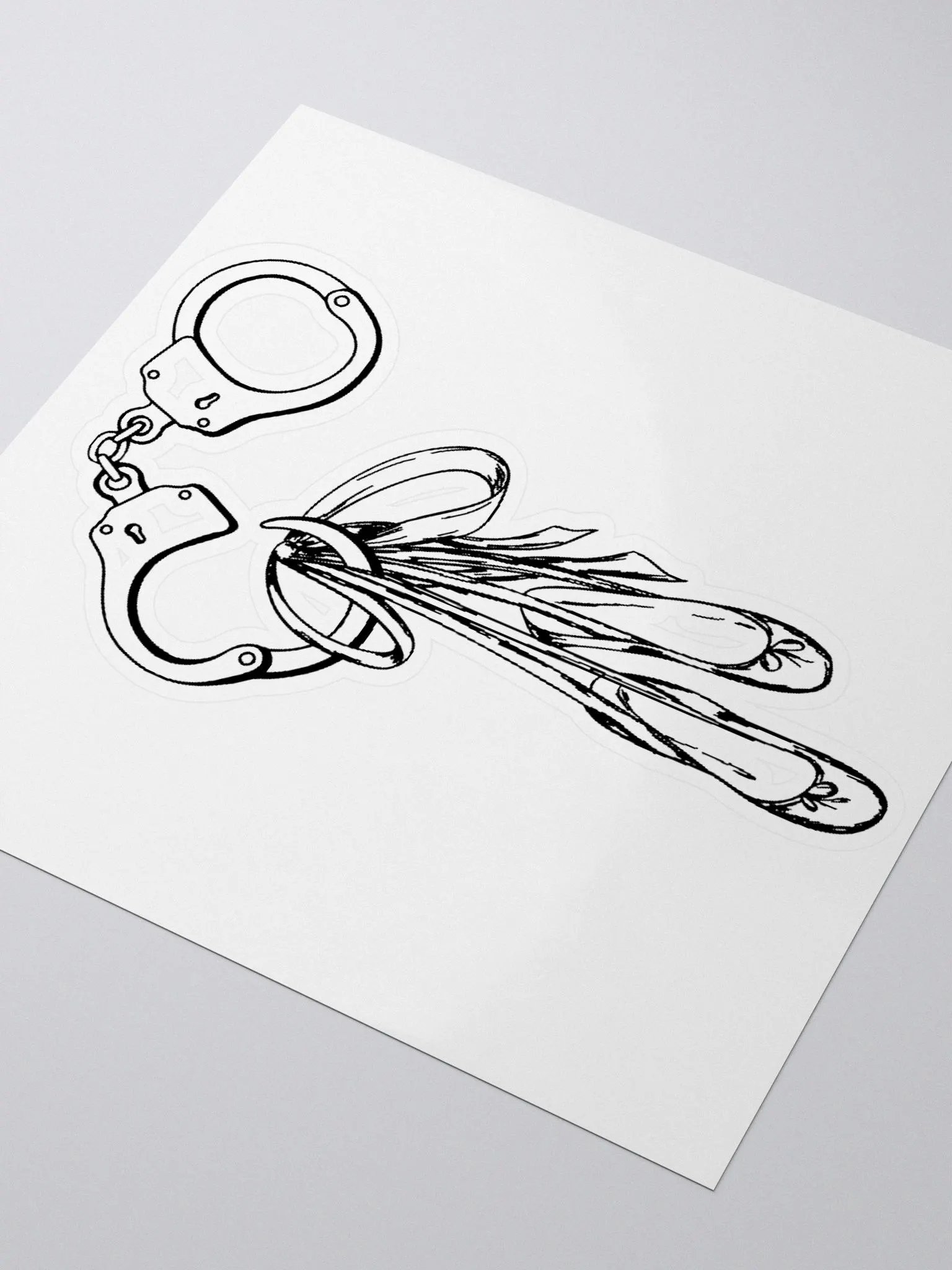 Cuffs & Ballerina Sticker product image (3)