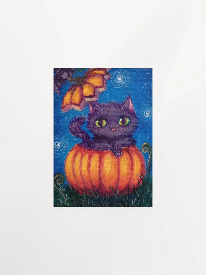 Pumpkin Whiskers Print product image (1)