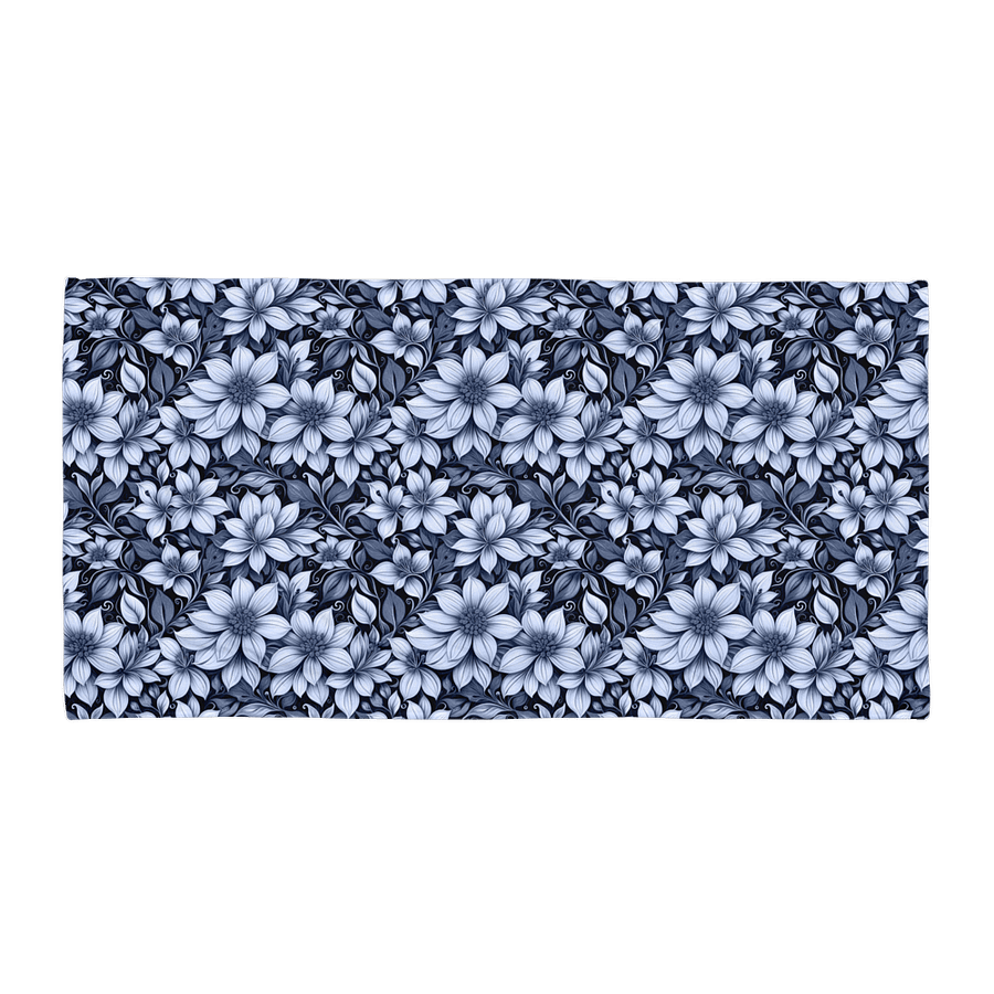 Indigo Flowers Towel product image (1)