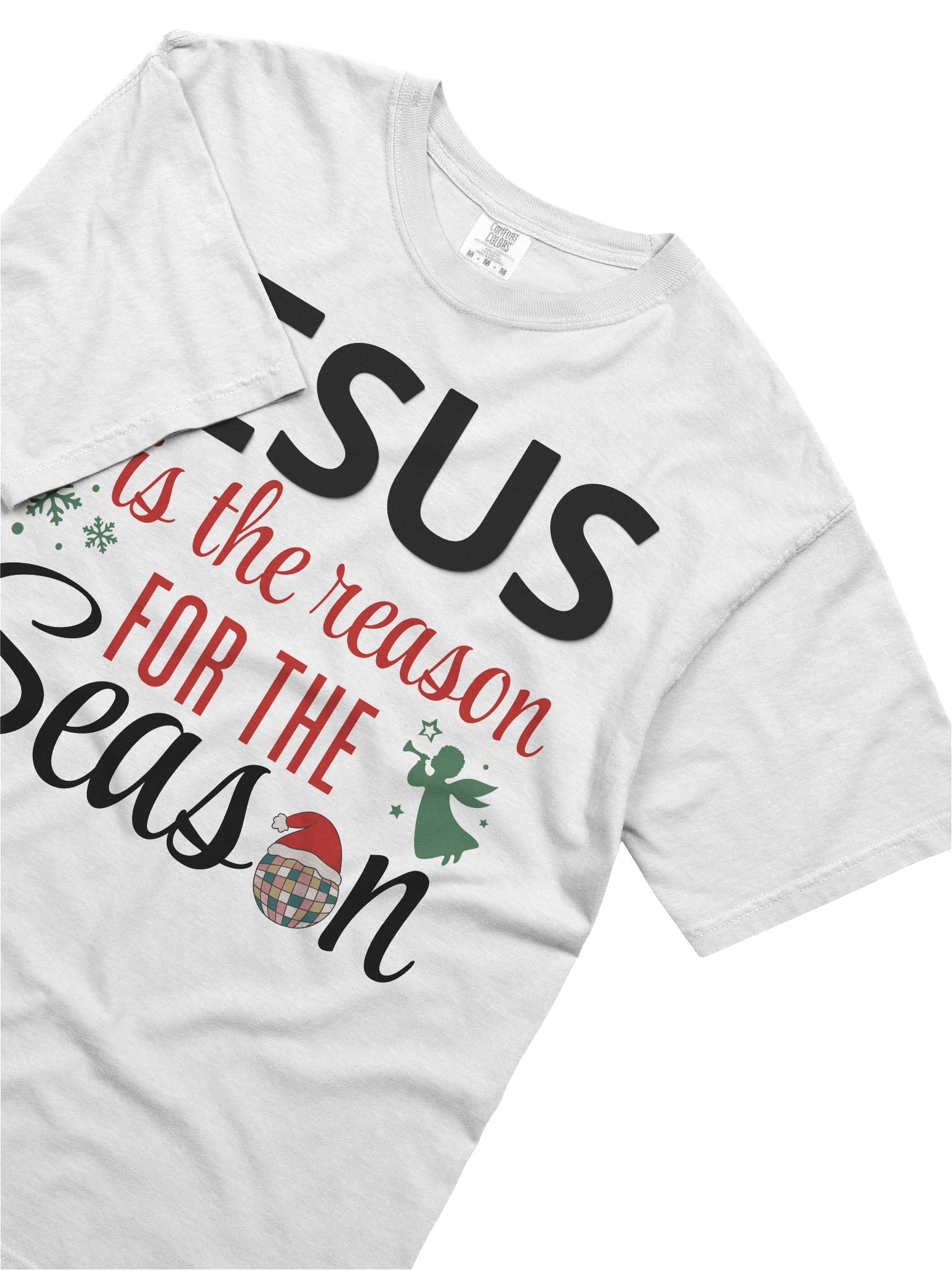 Jesus Is the Reason for the Season | Christian Christmas T-Shirt | Faith Holiday Tee product image (4)