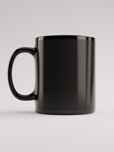 Photo showing Black Glossy Mug