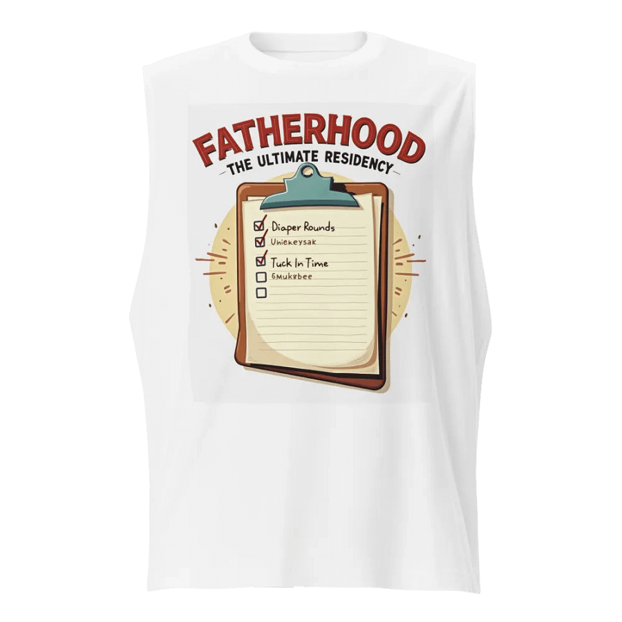 Fatherhood Checklist Muscle Tank product image (1)