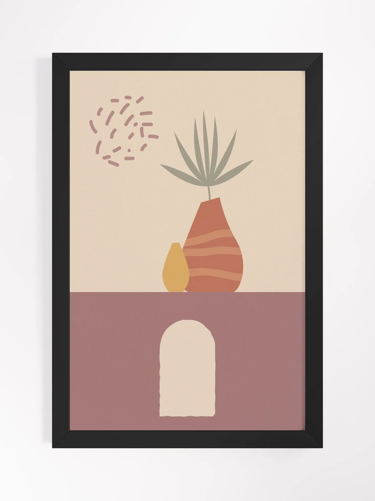 Ethereal Vase Dream - Framed Matte Poster product image (1)