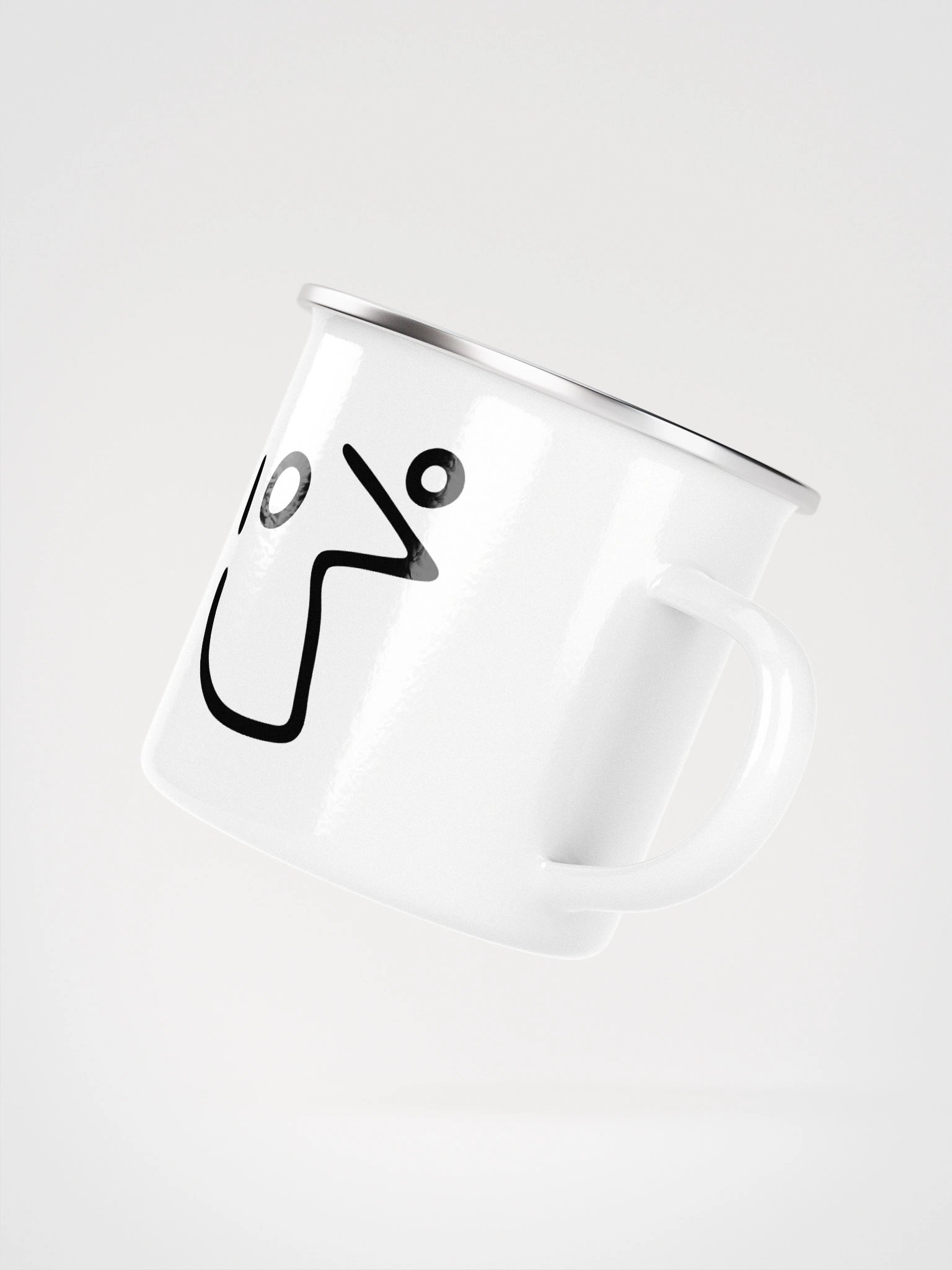1030 logo enamel mug product image (3)