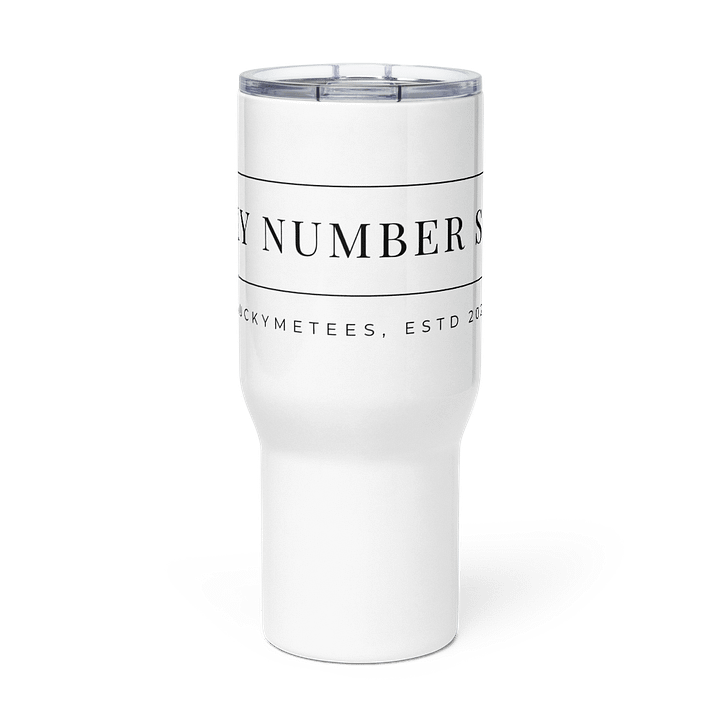 LUCKY NUMBER SEVEN Travel Mug with Handle product image (3)