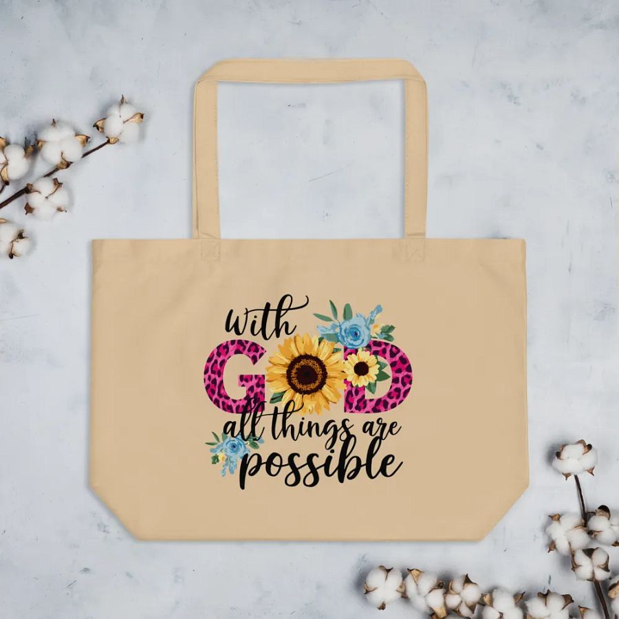 With God All Things Are Possible Tote product image (3)