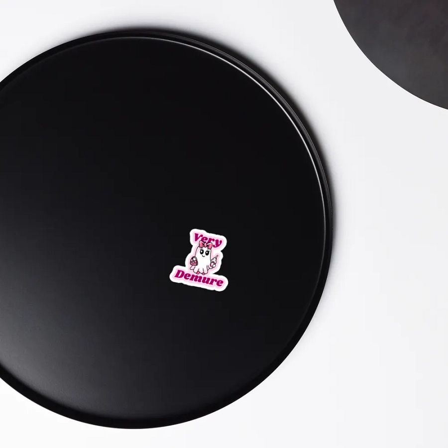 Very Demure Cute Ghost Magnet product image (5)