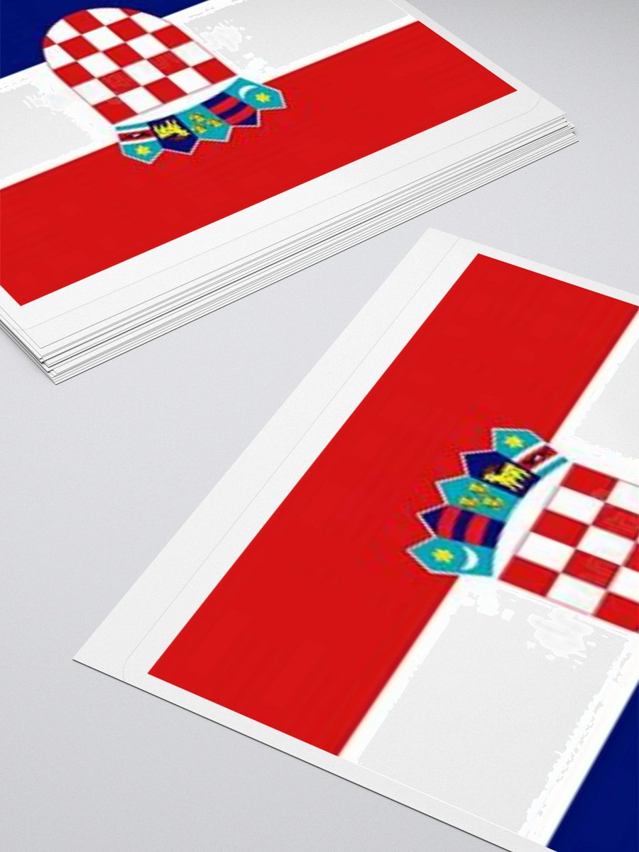 Croatia Flag Sticker | Chequered Coat of Arms Design | Durable Vinyl | 3 Sizes product image (12)
