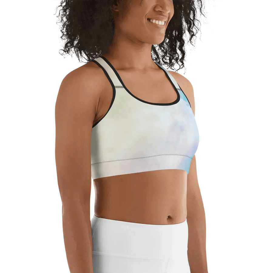 Blur cloud rainbow Design Sports Bra - V1 product image (11)