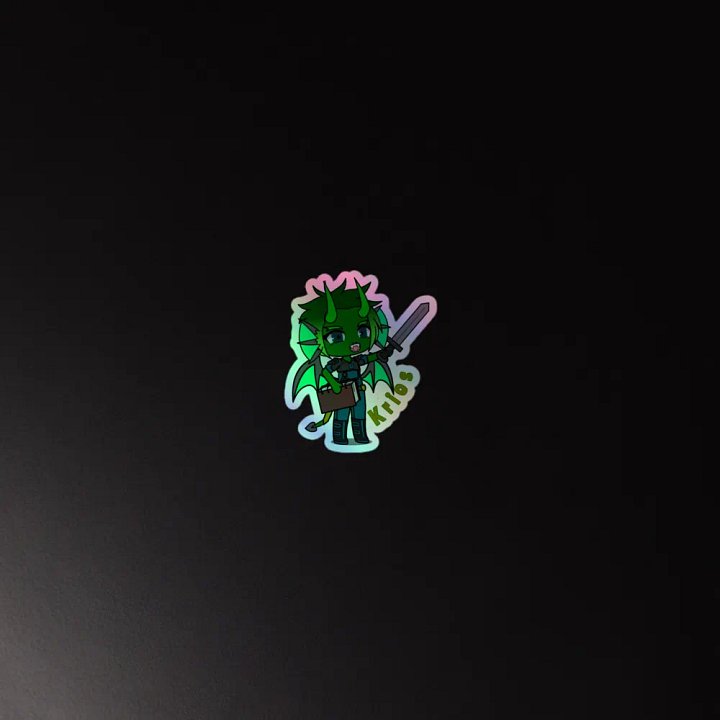 Krios - Dragon of Moonvale - rainbow sticker product image (2)