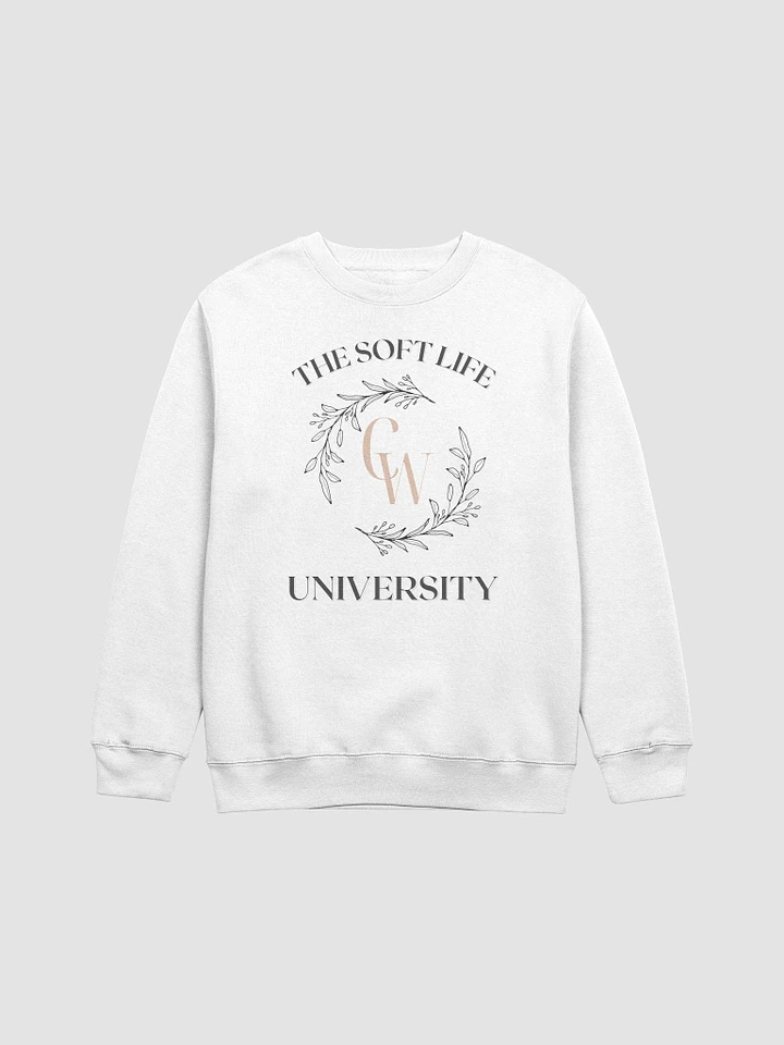 The Soft Life Sweatshirt | White product image (1)