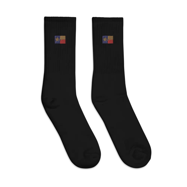 "Texas" Embroidered Crew Socks product image (1)