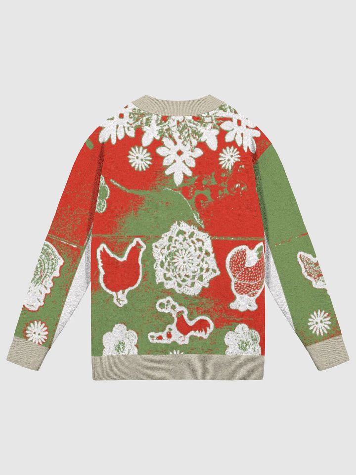 Red Rooster Chic Jacquard Knit Cardigan product image (2)